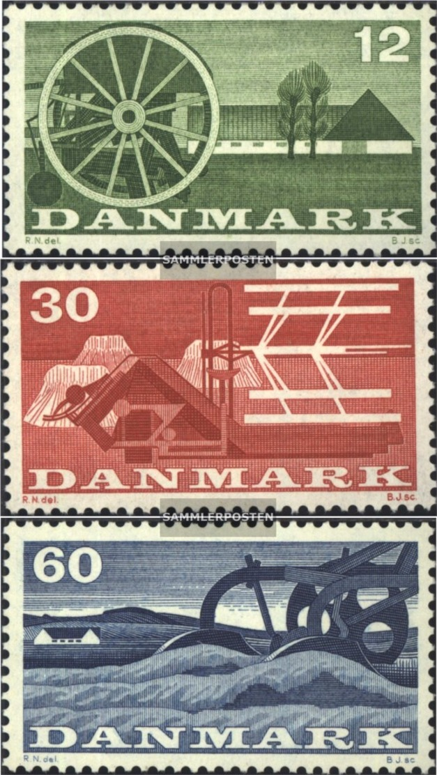 Danimarca 378-380 (completa Edizione) MNH 1960 Agricoltura - Ungebraucht