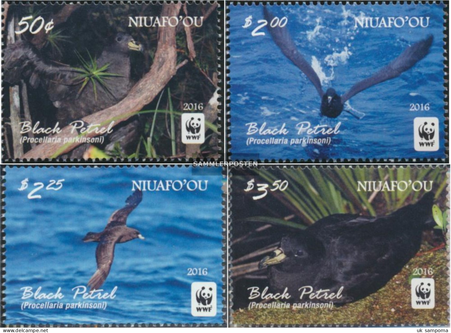 Niuafo Ou - Island 611-614 (complete Issue) Unmounted Mint / Never Hinged 2016 Schwarzsturmvogel - Niue