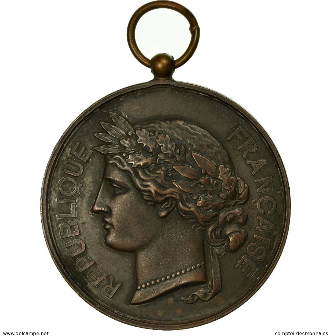 France, Médaille, Société De Tir De L'Armée Territoriale, Lyon, TTB+, Bronze - Autres & Non Classés