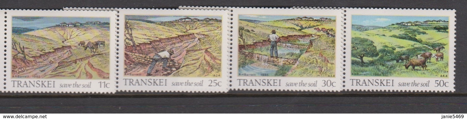 South Africa-Transkei SG 164-167 1985 Soil Conservation,Mint Never Hinged - Transkei