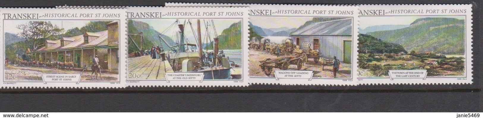 South Africa-Transkei SG 180-183 1986 Historic Port St John,Mint Never Hinged - Transkei