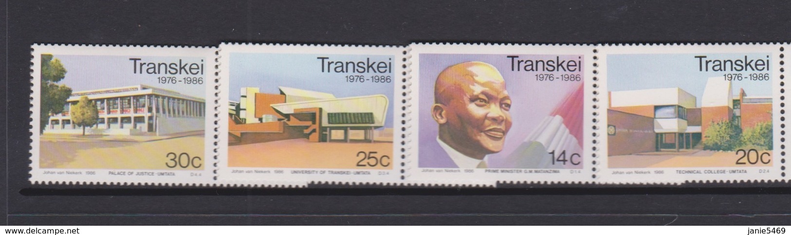 South Africa-Transkei SG 193-196 1986 10th Anniversary Of Independence,Mint Never Hinged - Transkei