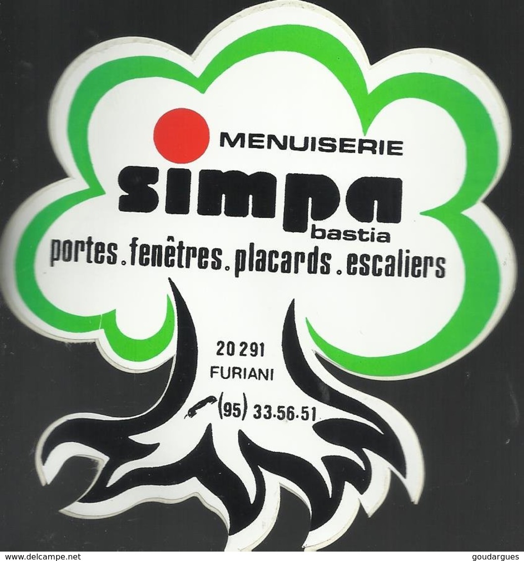 Autocollant - Menuiserie Simpa Bastia - Stickers