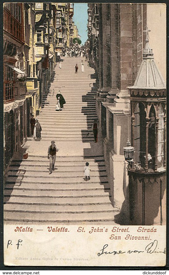 Malta / Valletta - St. John's Street 1906 - Malta