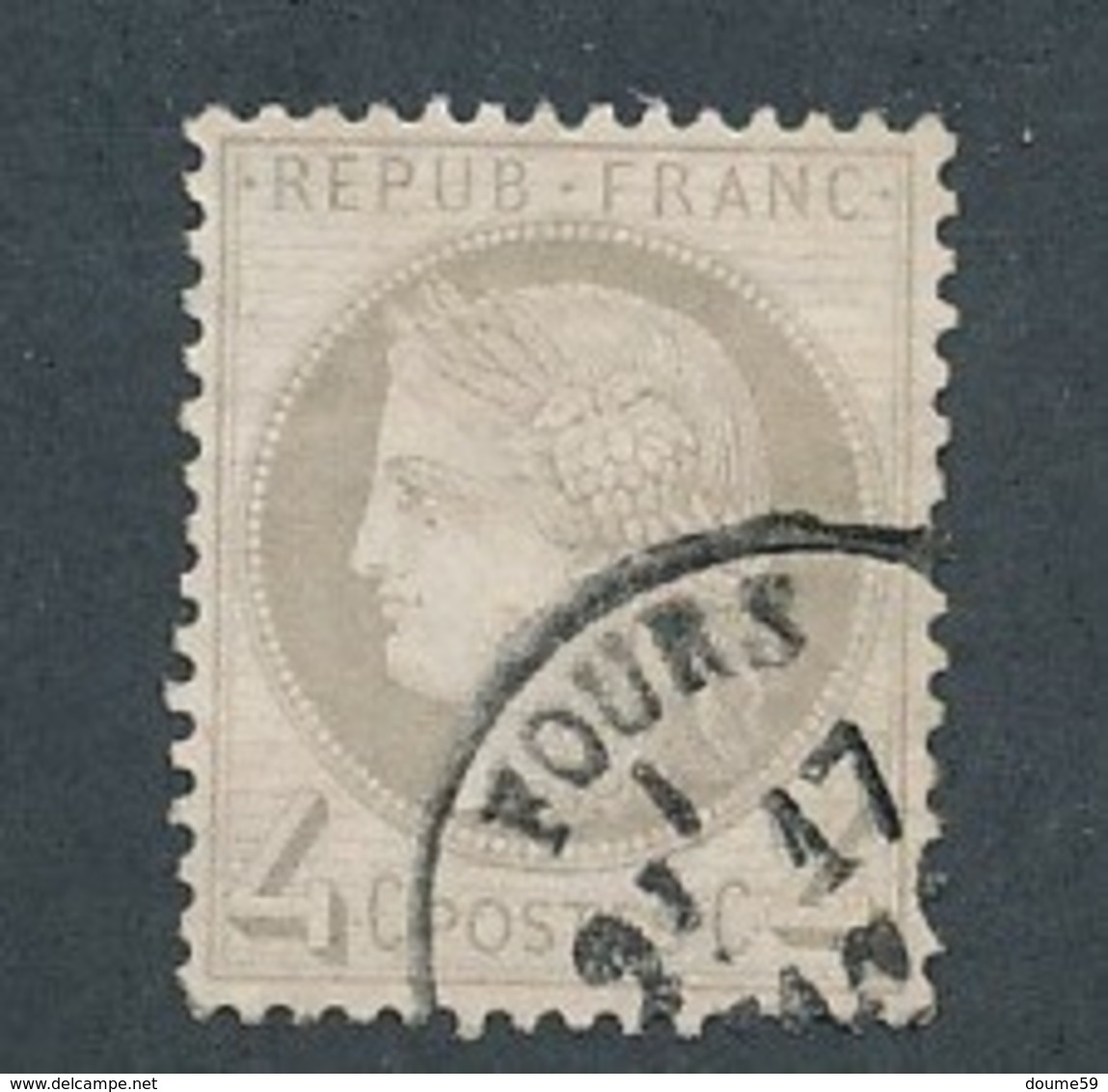 DB-117: FRANCE: Lot Avec "CERES 1871/75" N°52 Obl De FOURS - 1871-1875 Cérès