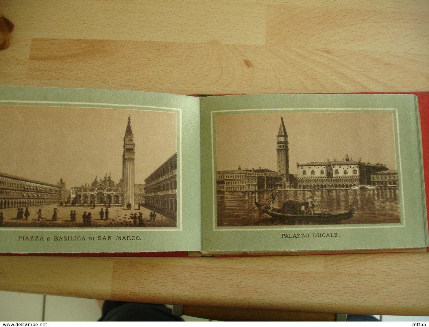 Ancien Depliant Ricordo Venezia Venise Carnet Photo Vue Chromo - Autres & Non Classés