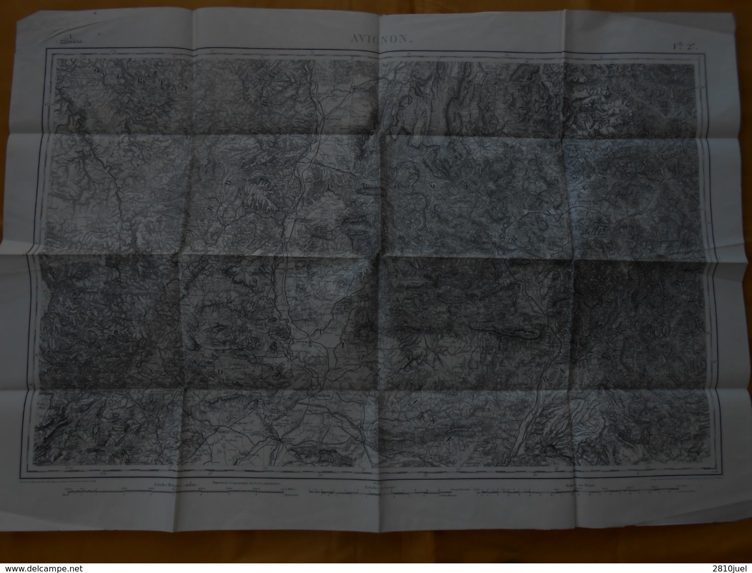 Carte - Carte AVIGNON - Flle 27 - 1882 - - Cartes Topographiques