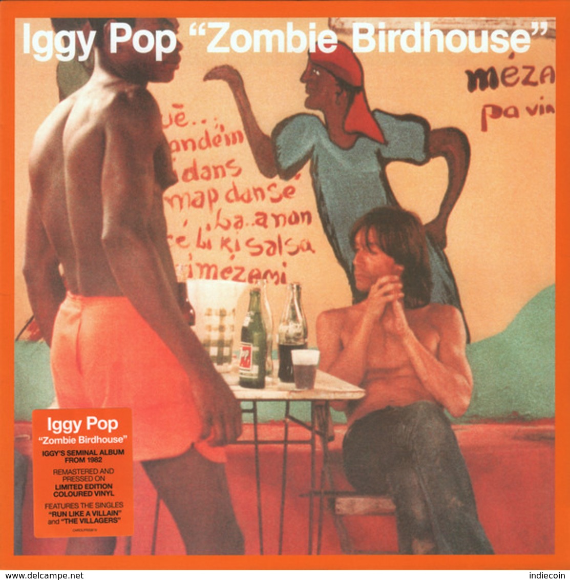 33T  IGGY POP  Zombie Birdhouse 2019 EU LP  Ltd Edition Orange Vinyl / NEW Factory Sealed - Rock