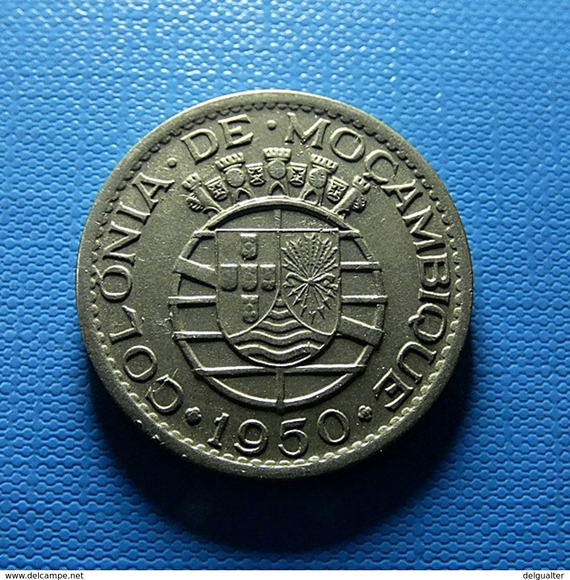 Portuguese Moçambique 1 Escudo 1950 - Portugal