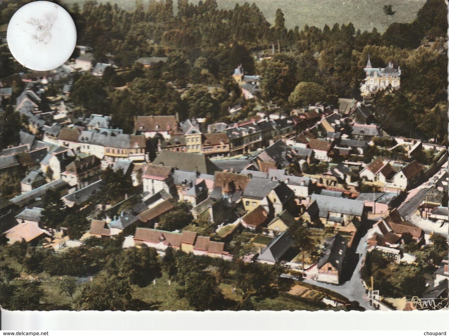 27 - Très Belle Carte Postale Semi Moderne Dentelée De  LYONS LA FORET  Dans L'Eure  Vue Aérienne - Lyons-la-Forêt