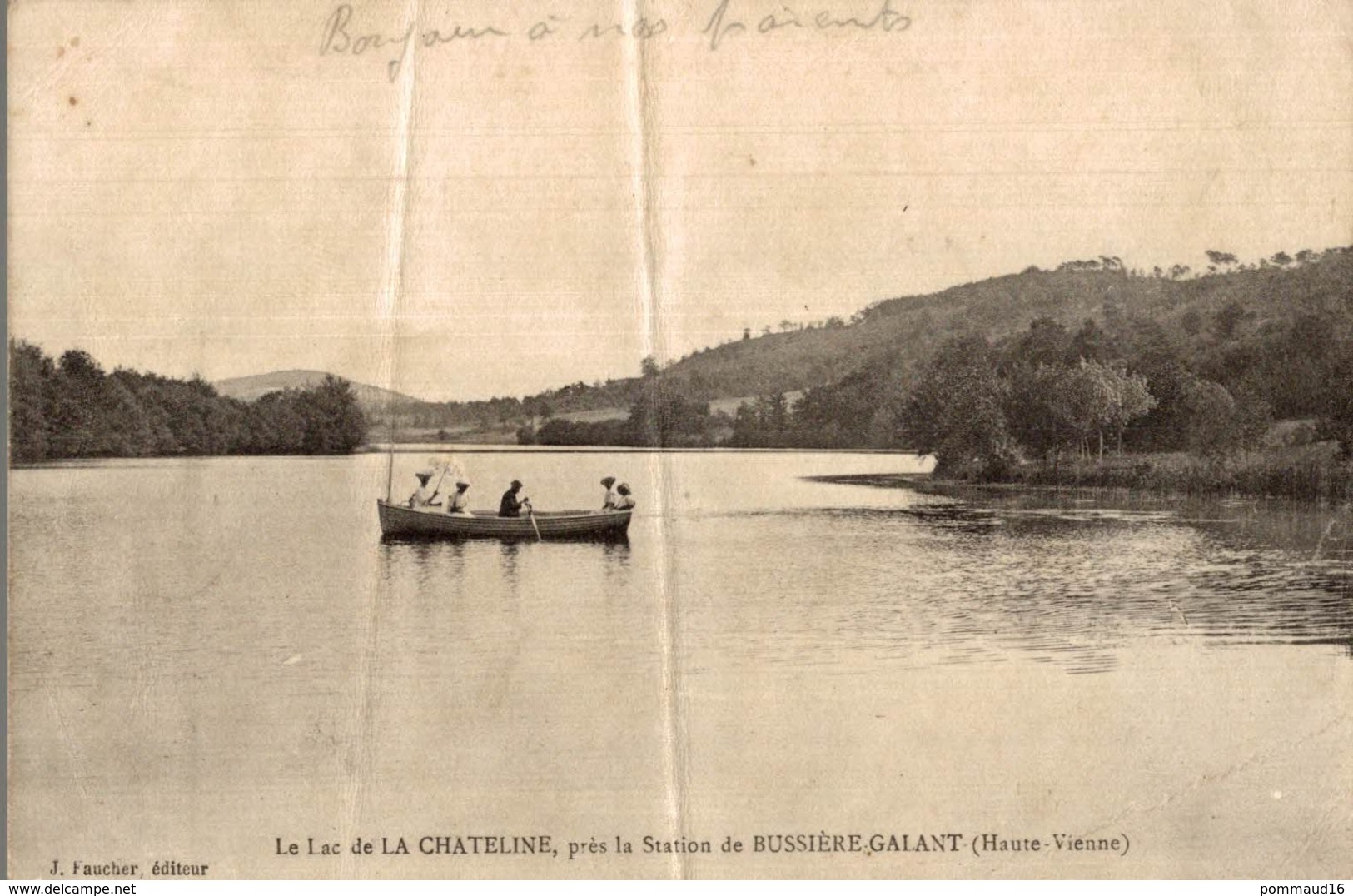 CPA Le Lac De La Chateline Près La Station De Bussière-Galant - Andere & Zonder Classificatie