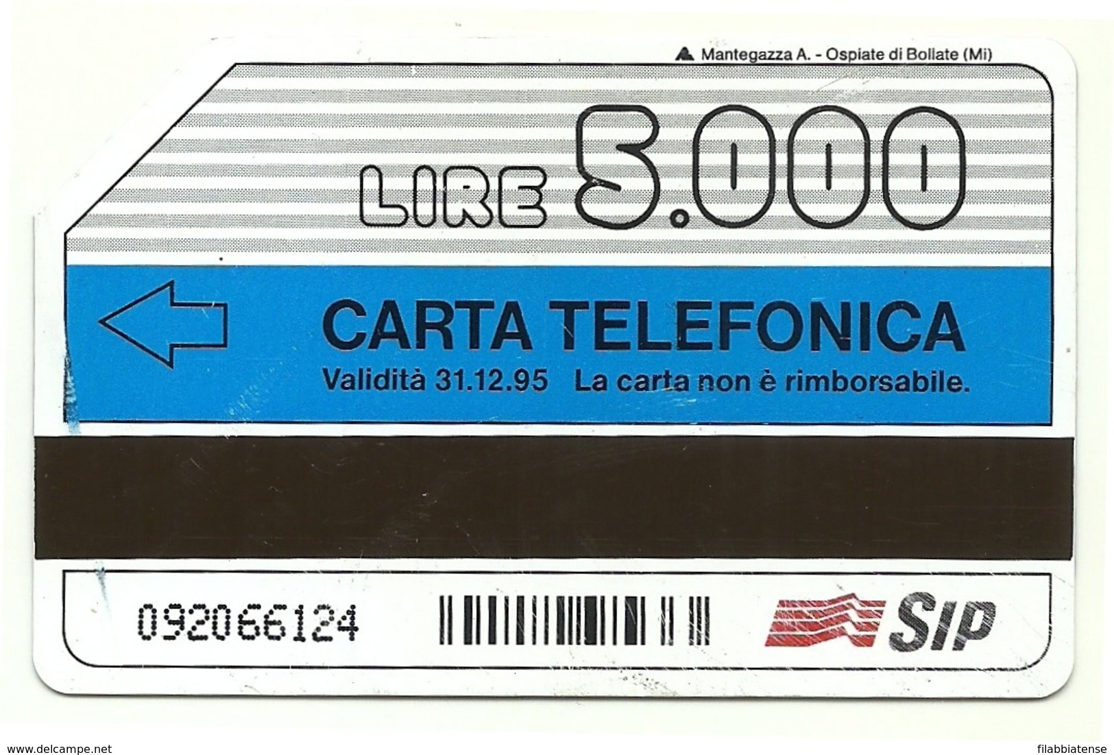 Italia - Tessera Telefonica Da 5.000 Lire N. 285 - 31/12/95 Sardegna - Publiques Figurées Ordinaires