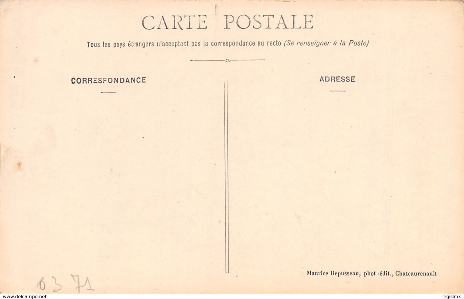 03-CHATEAURENAULT-N°T2509-E/0237 - Other & Unclassified