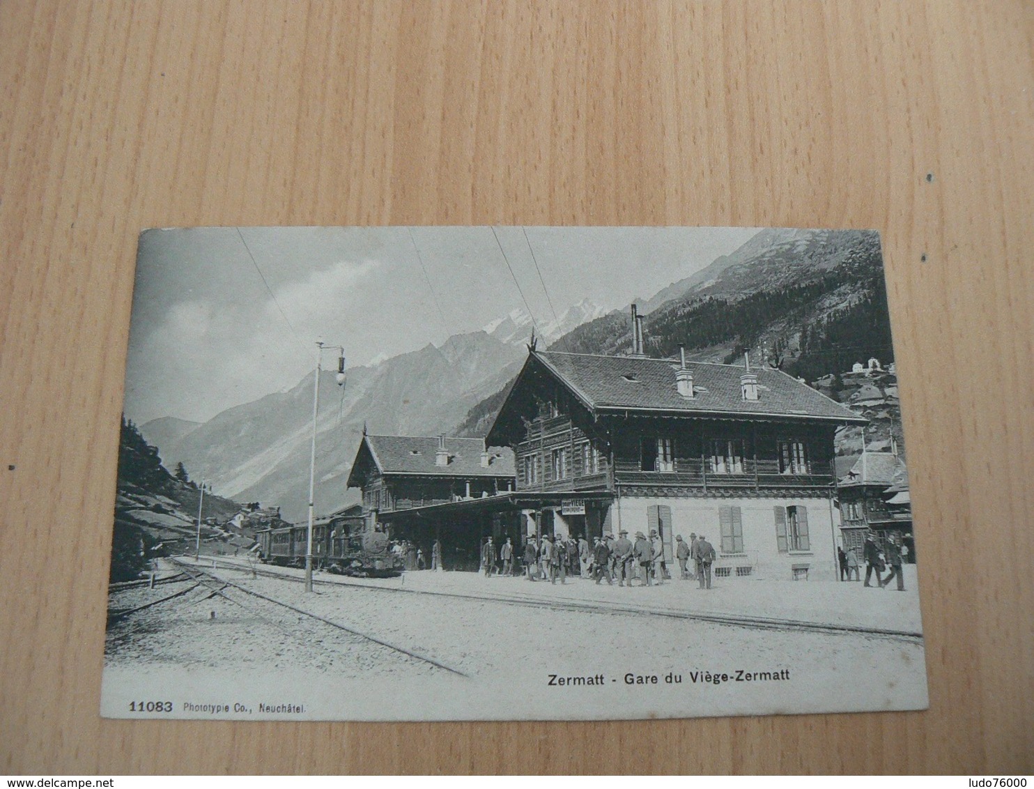 CP 74 / SUISSE / ZERMATT GARE DU VIEGE ZERMATT / CARTE NEUVE - Matt