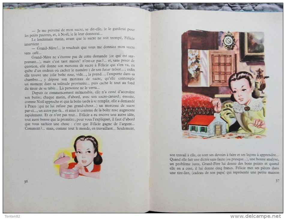 Marie-Madeleine Billet - Quand Bonne Maman s'appelait Félicie - Éditions G.P. Collection Rouge et Bleue  N° 33 - (1955)