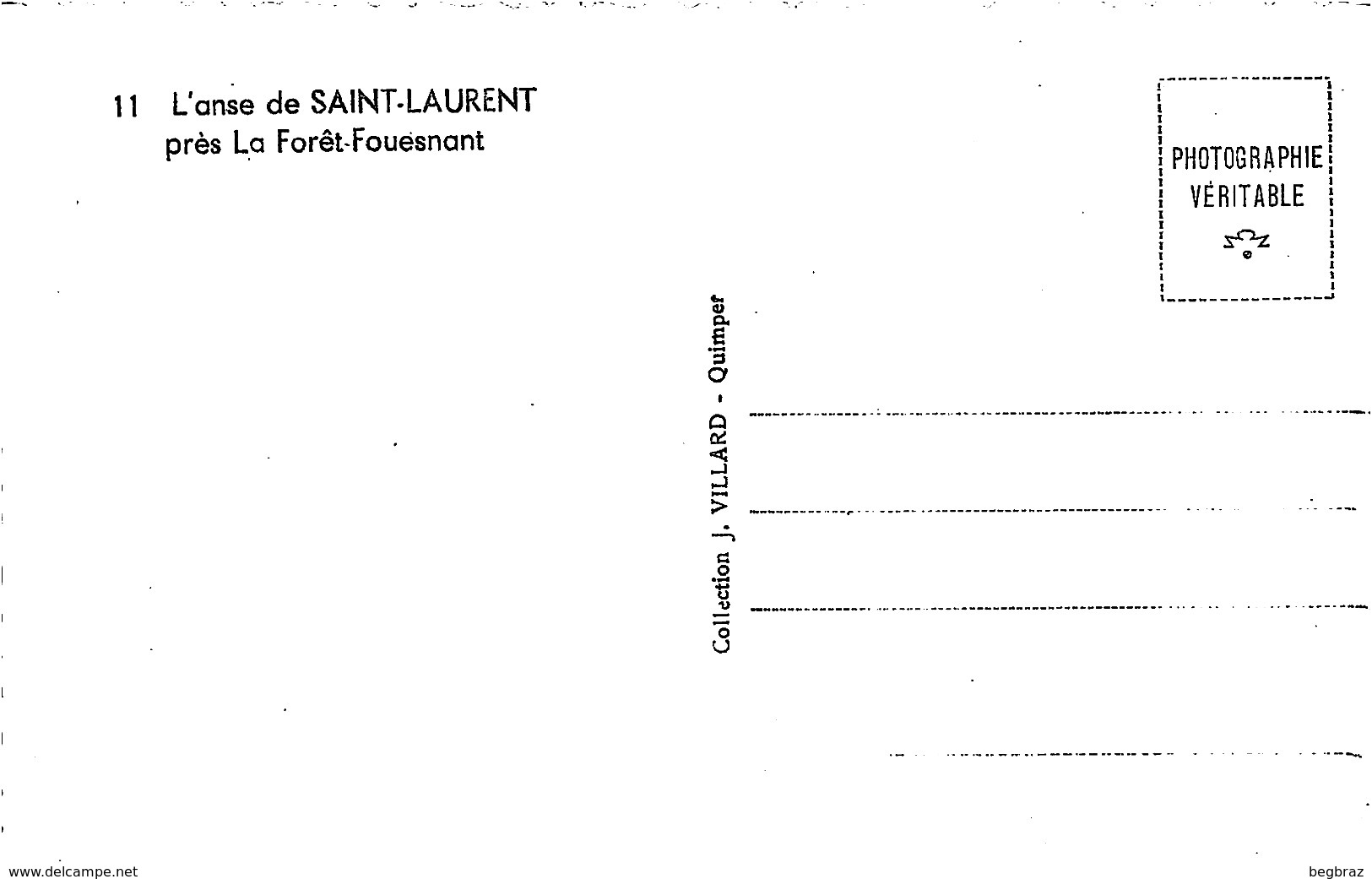 LA FORET FOUESNANT    ANSE DE ST LAURENT - La Forêt-Fouesnant