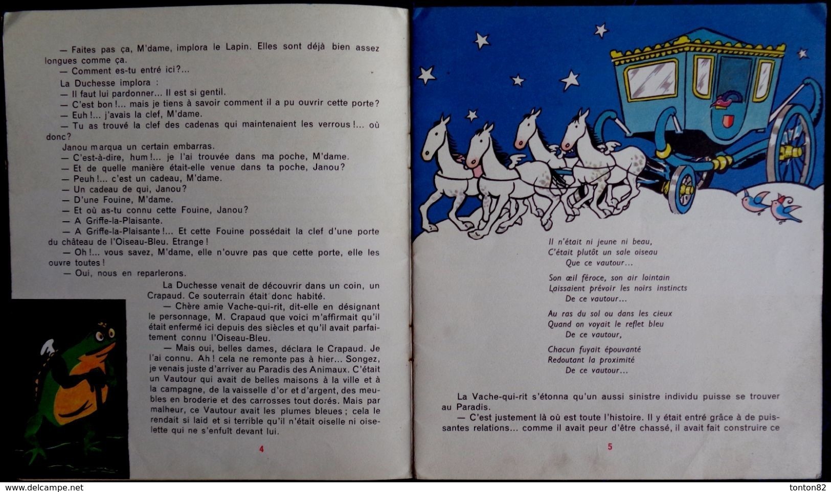 Alain Saint-Ogan - Au Paradis Des Animaux - N°6 - ( La Vache Qui Rit Au Pays Des Animaux ) - Éditions Chavanne- E.O 1956 - Autres & Non Classés