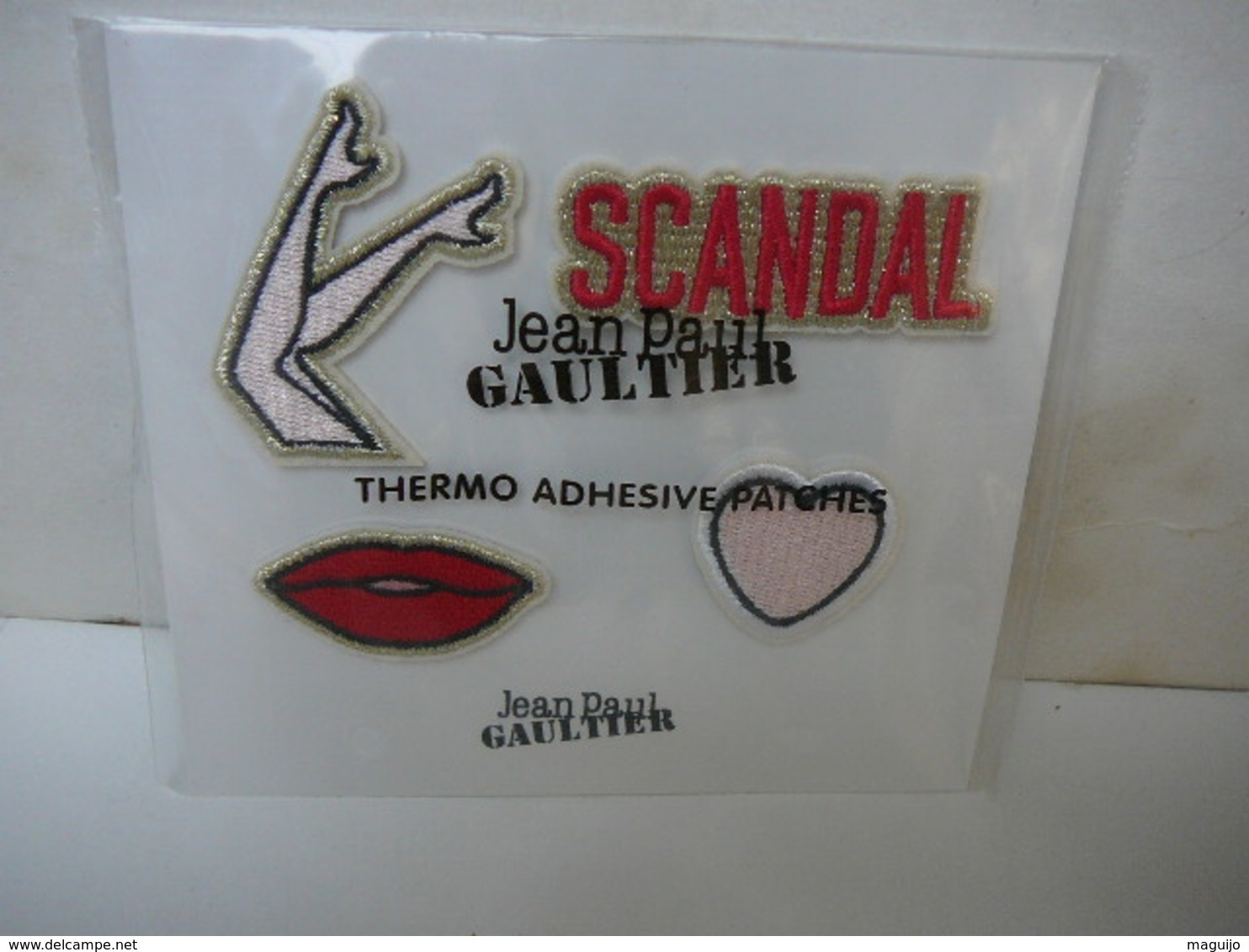 GAULTIER "SCANDAL"  THERMO ADHESIVES PATCHES SOUS BLISTER  LIRE ET VOIR!! - Miniatures Femmes (avec Boite)