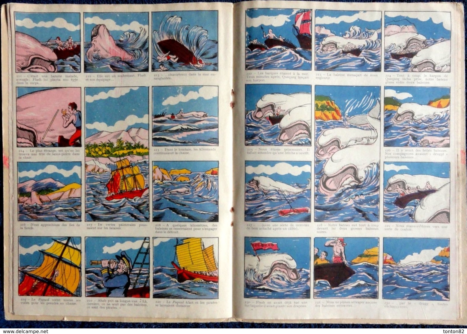 MOBY DICK - Collection " Fanfan "  N° 13 - SAM Éditions Vedette Monaco - ( 1955 ) . ( En Bandes dessinées ) .