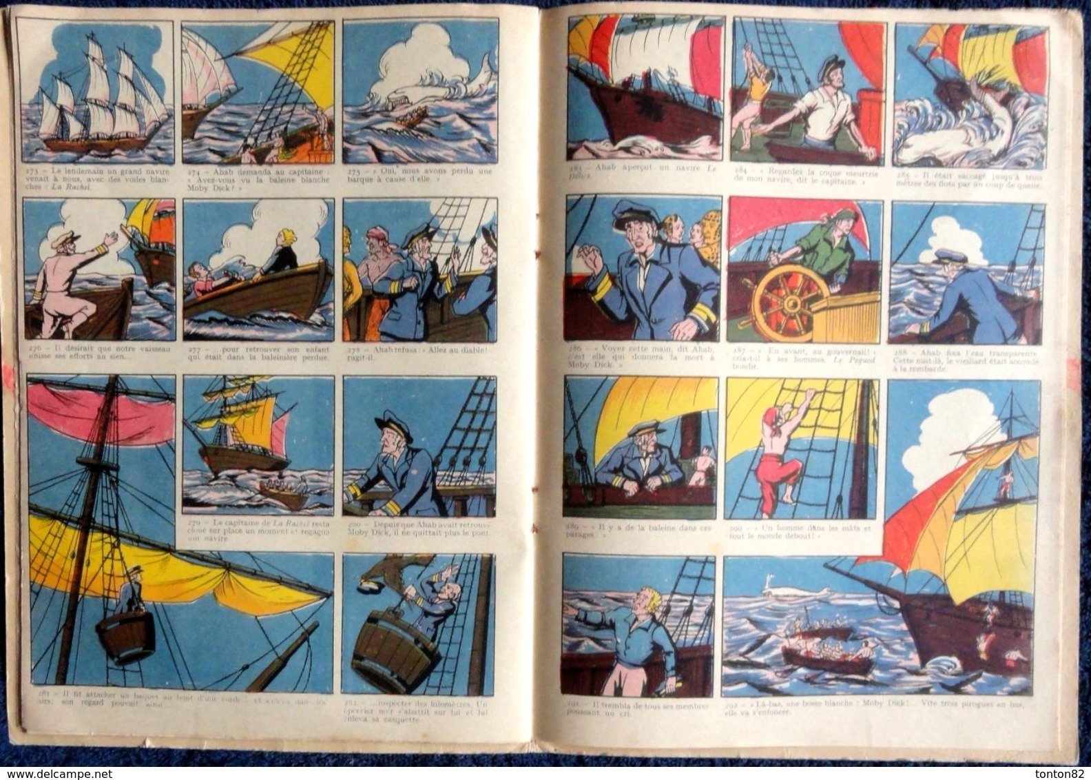 MOBY DICK - Collection " Fanfan "  N° 13 - SAM Éditions Vedette Monaco - ( 1955 ) . ( En Bandes dessinées ) .