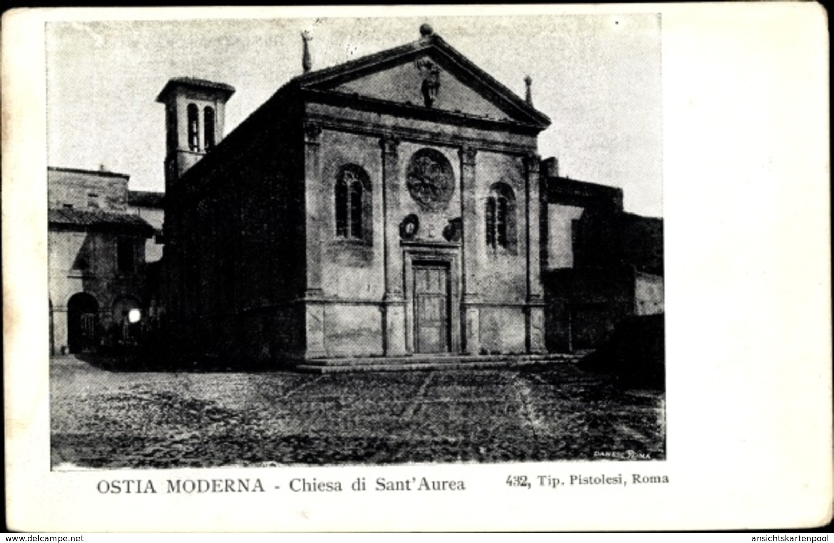 Cp Lido Di Ostia Roma Rom Lazio, Chiesa Di Sant' Aurea - Altri & Non Classificati