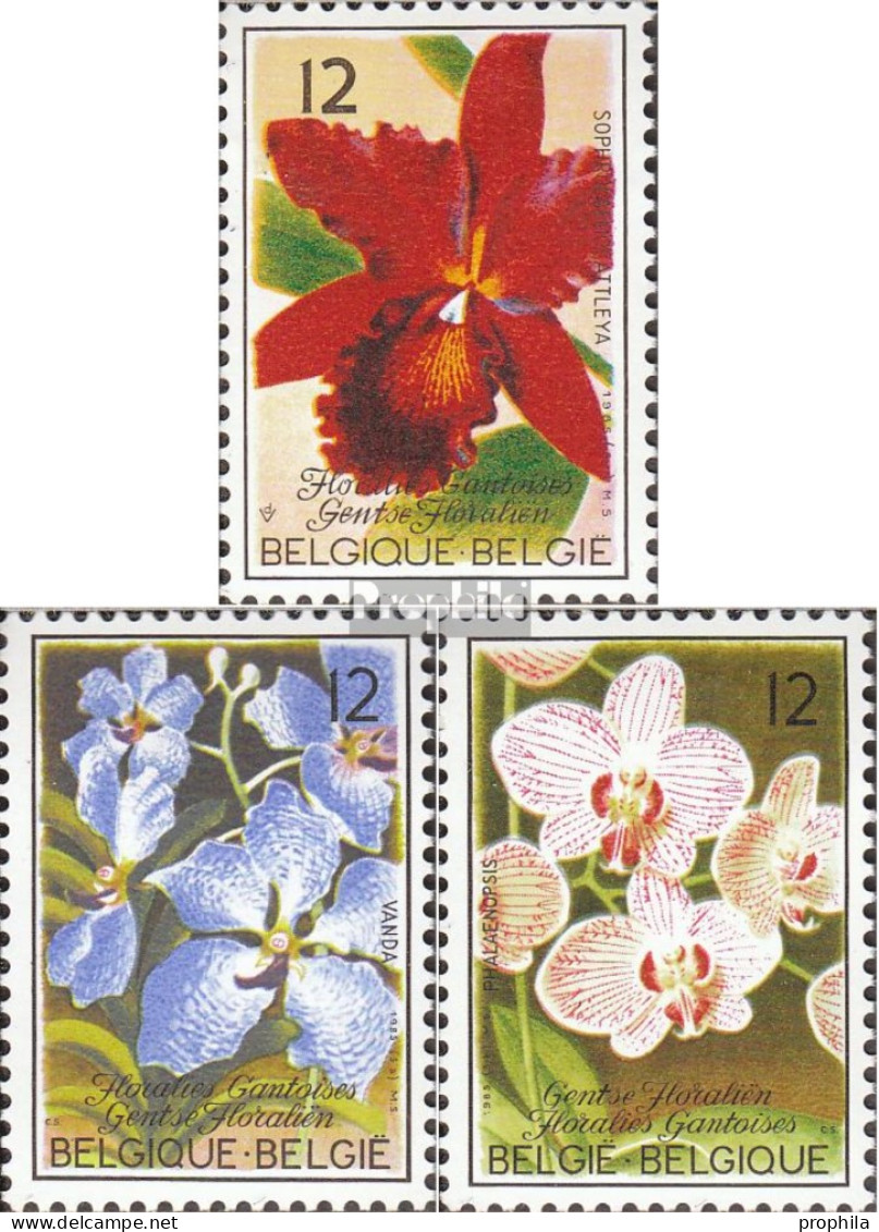 Belgien 2215-2217 (kompl.Ausg.) Postfrisch 1985 Genter Blumenschau - Ungebraucht