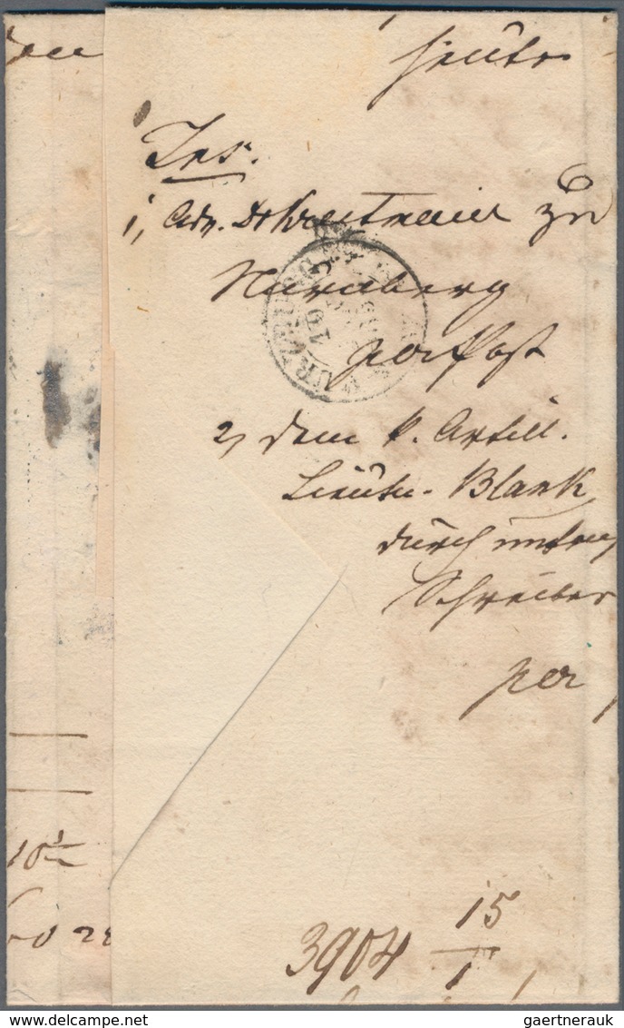 Bayern - Marken Und Briefe: 1849, Ziffern 6 Kr. Braunorange In Type I (unterbrochener Ziffernkreis) - Altri & Non Classificati