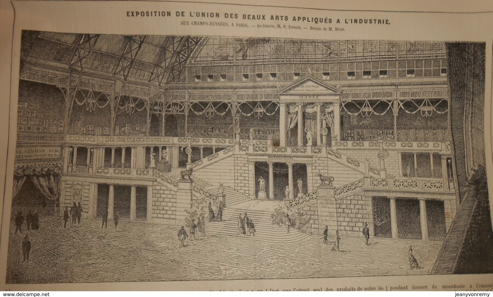 La Semaine Des Constructeurs. N°12. 30 Septembre 1876. Privilège Du Propriétaire. La Maison D'aliénés à Osnabruck. - Revues Anciennes - Avant 1900