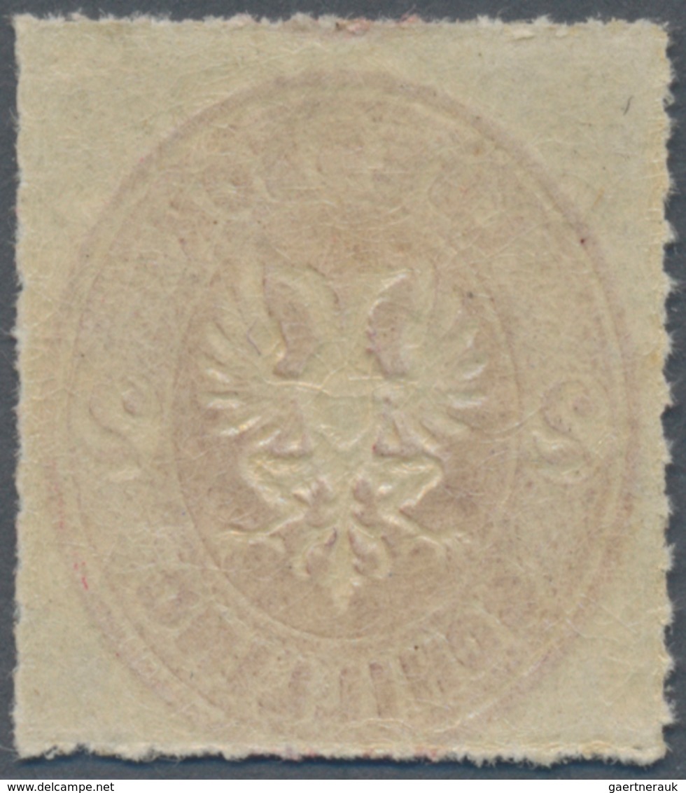 Lübeck - Marken Und Briefe: 1863, 2 1/2 S Karmin Mit Normalem Durchstich In Sauberer Postfrischer Er - Lübeck