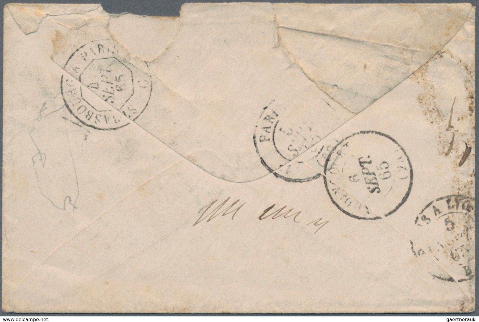 Thurn & Taxis - Marken Und Briefe: 1862, 1/2 Sgr. Orange Auf Weiß, Geschnitten. Drei Senkrechte Paar - Otros & Sin Clasificación