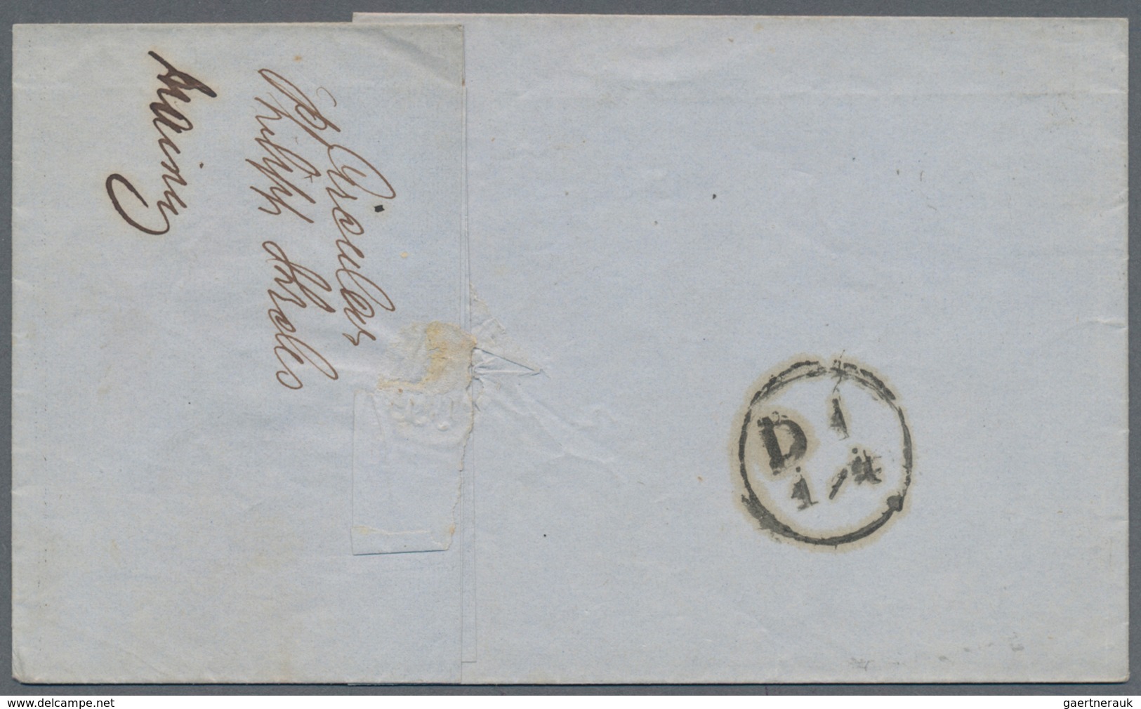 Thurn & Taxis - Marken Und Briefe: 1866, 1 Kr. Grün, Farbig Durchstochen, Kabinettstück Als Einzelfr - Altri & Non Classificati