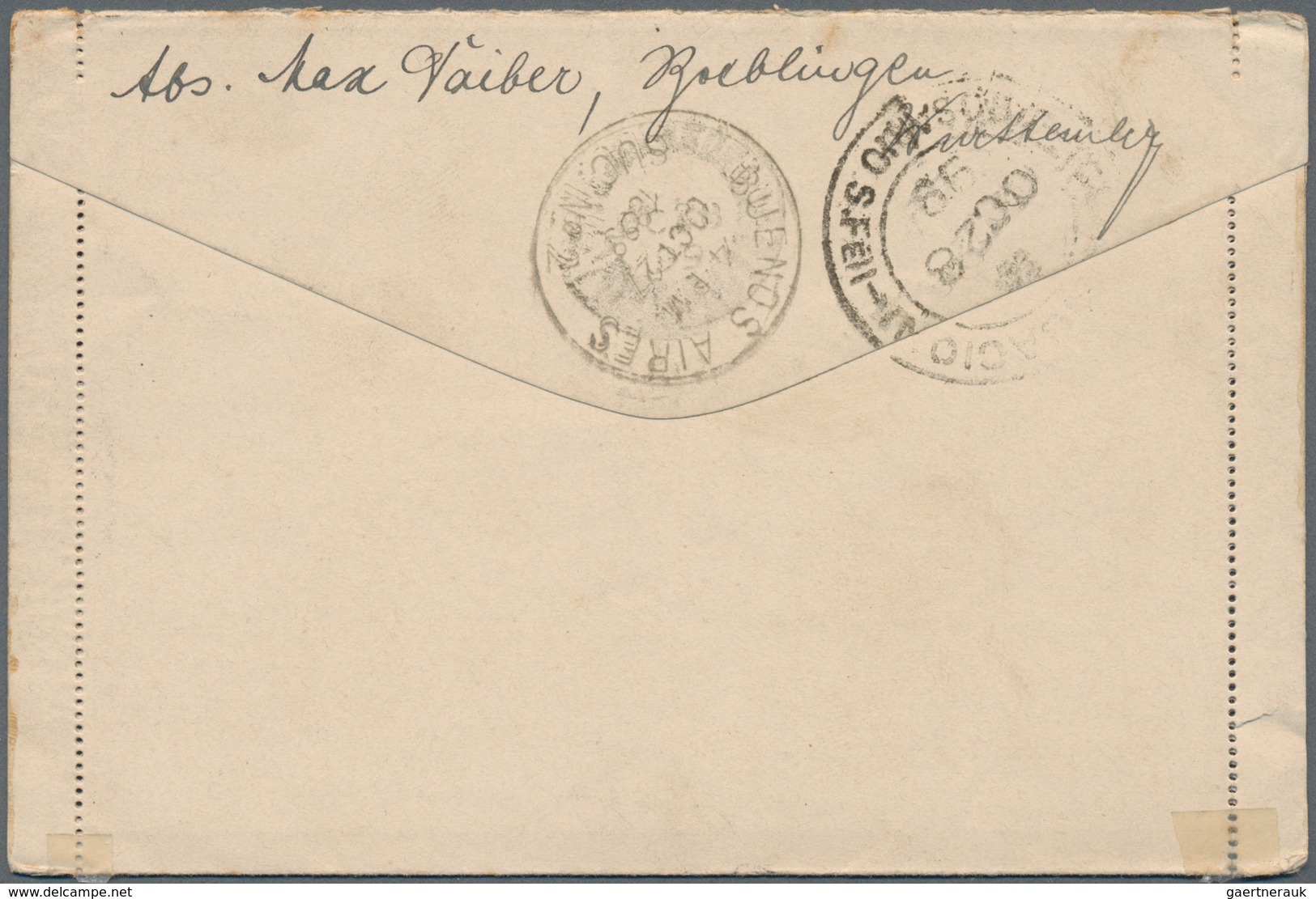 Württemberg - Ganzsachen: 1874-1902 Drei Bessere Ganzsachen, Dabei Correspondenz-Karte Zu 1 Kr. Von - Andere & Zonder Classificatie