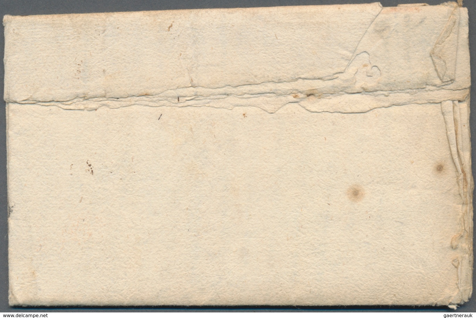 Württemberg - Besonderheiten: 1744, Incoming Mail Mit "DE TOULOUSE", Kpl. Zierstempel Auf Frühem Fal - Autres & Non Classés