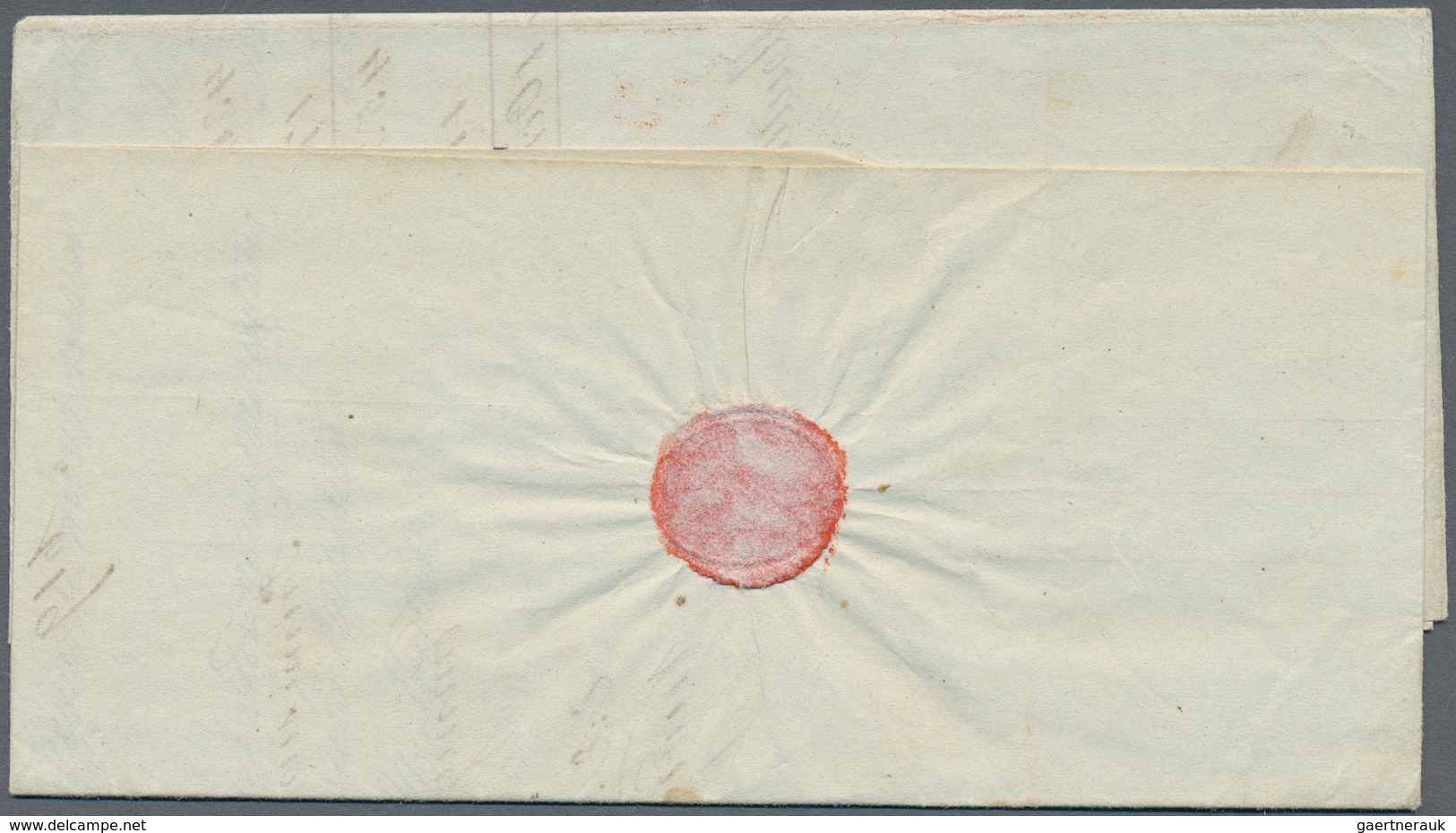 Transatlantikmail: 1837 Two Stampless Covers From New York To Wohlen, Switzerland Via France, From T - Altri - Europa