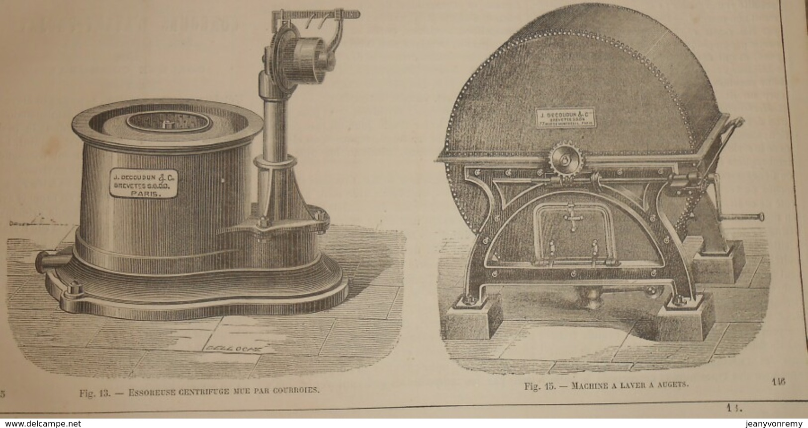 La Semaine Des Constructeurs. N°13. 7 Octobre 1876. Combattre L'humidité Dans Les Murs. Futur Collège à Fontainebleau. - Revues Anciennes - Avant 1900