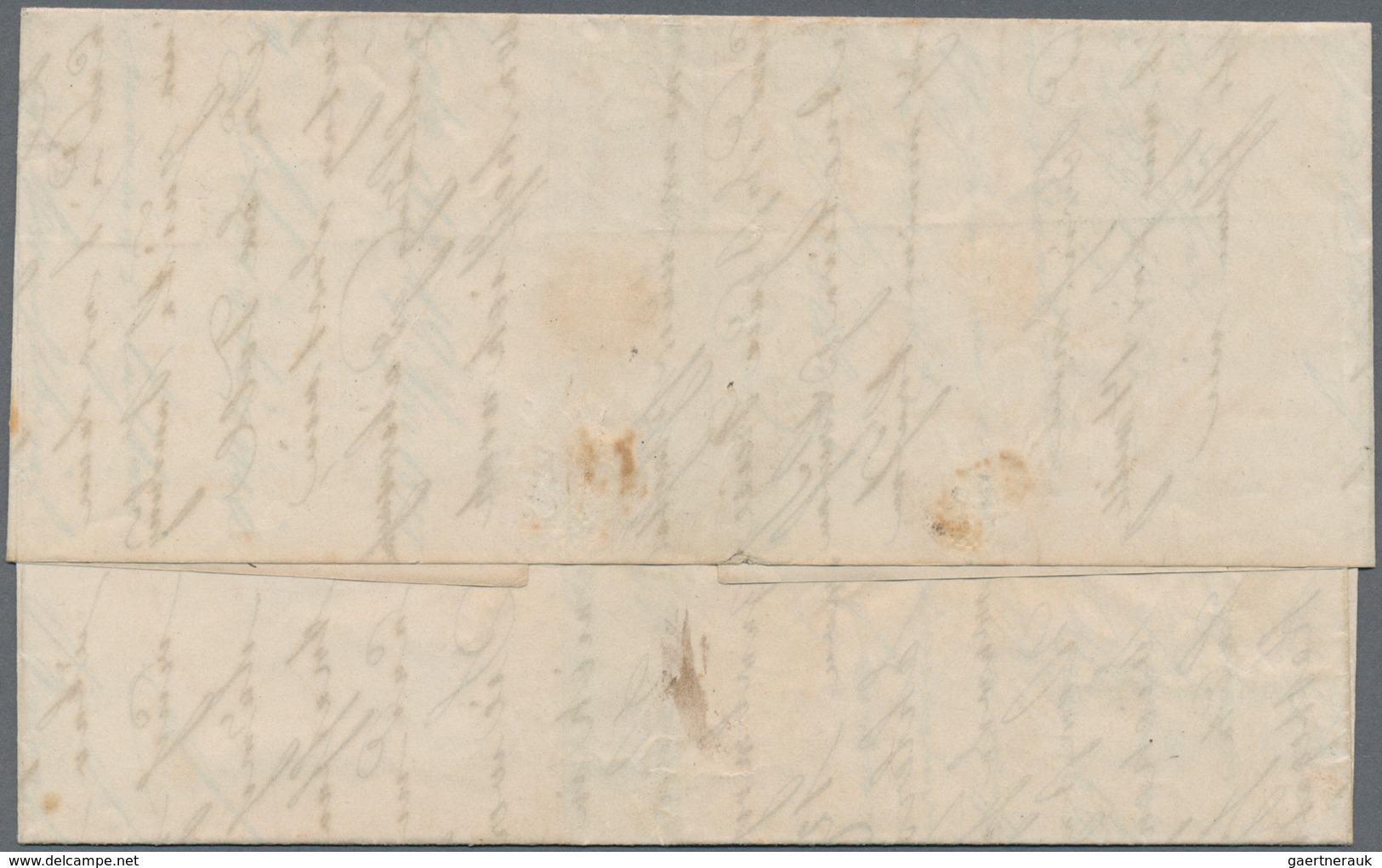 Deutsches Reich - Brustschild: 1872, Brief Mit Hufeisenstempel "LÜBECK 19/1 72" (Spalink 22-2) Frank - Brieven En Documenten