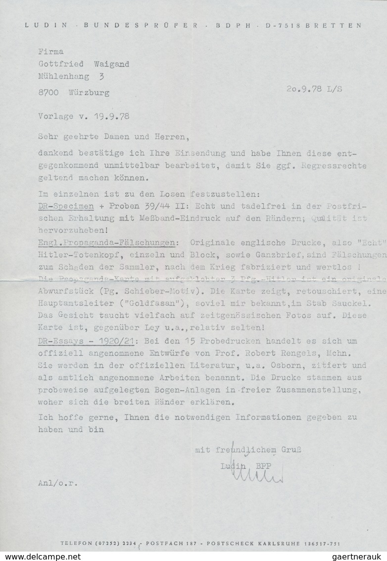 Deutsches Reich - Pfennig: 1880 Satz Der Ausgabe "Pfennig" Von 3 Pf. Bis 50 Pf. Je Mit Bogenrand Lin - Ongebruikt