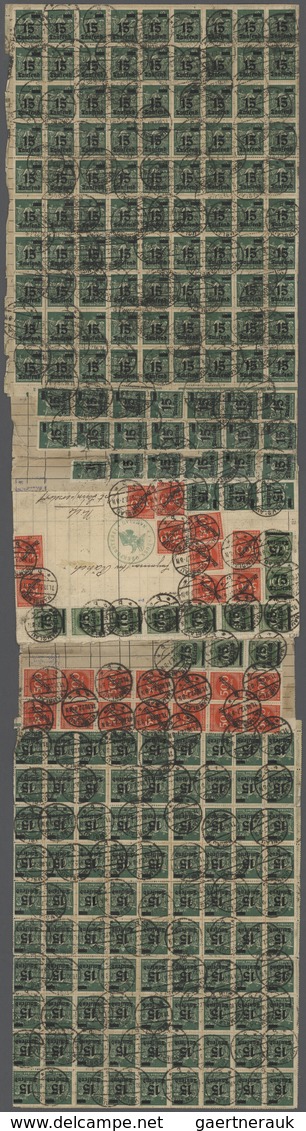 Deutsches Reich - Inflation: 1922, 11.10., Massenfrankatur über 46.445.000 Mark Auf Brief Der Preuss - Nuovi