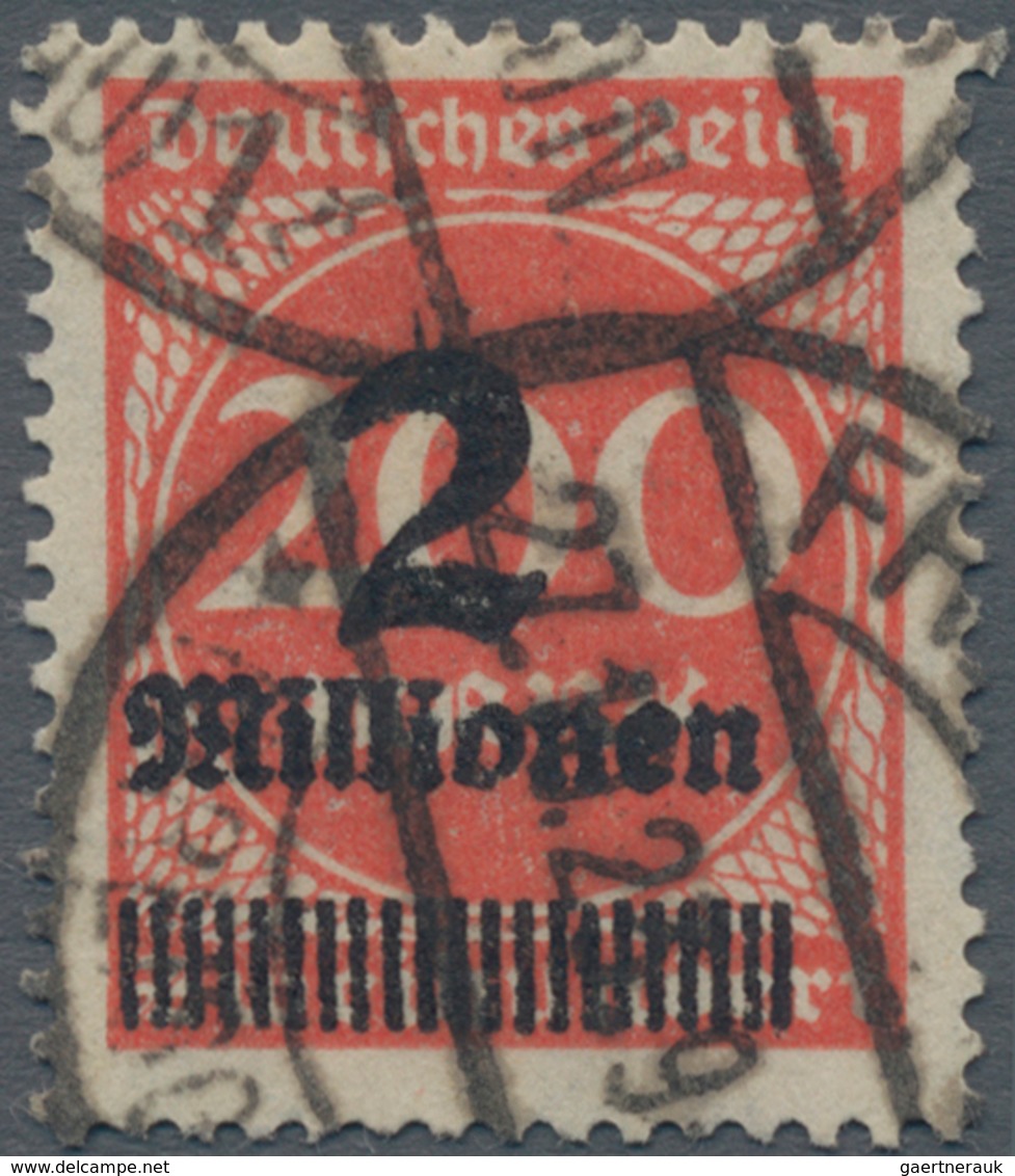 Deutsches Reich - Inflation: 1923, 2 Mio. Auf 200 M., Plattendruck In Der Guten Farbnuance ZINNOBER - Ongebruikt