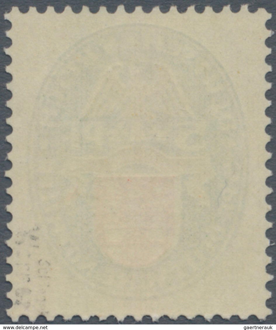 Deutsches Reich - Weimar: 1928 'Nothilfe' 5+5 Pf. Auf Papier Mit Wz. 2X (stehend), Farbrisch Und In - Sonstige & Ohne Zuordnung