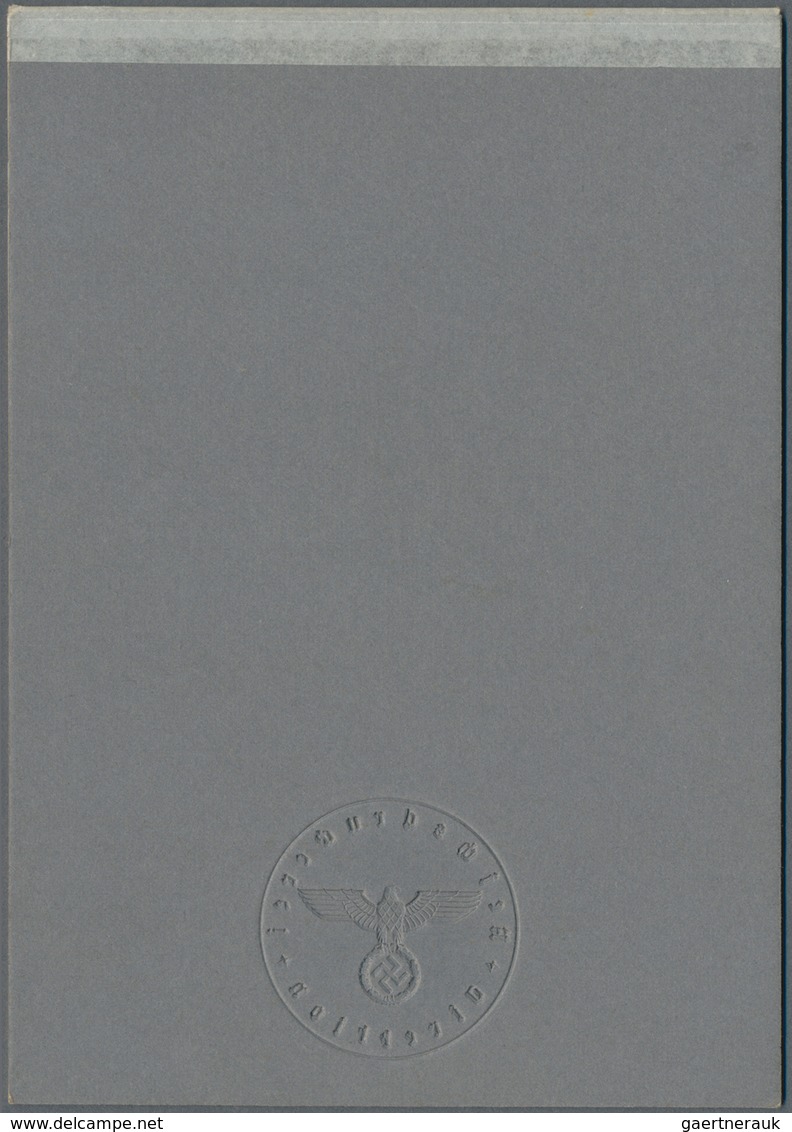 Deutsches Reich - 3. Reich: 1941. Wiener Messe Kpl. Auf Ankündigungskarton Der Reichsdruckerei. Mit - Ongebruikt