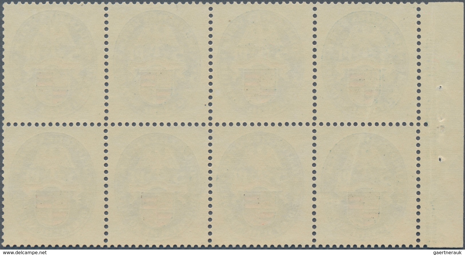 Deutsches Reich - Markenheftchenblätter: 1926, 5+5 Pfg. Nothilfe Landeswappen II, Heftchenblatt 54 B - Markenheftchen