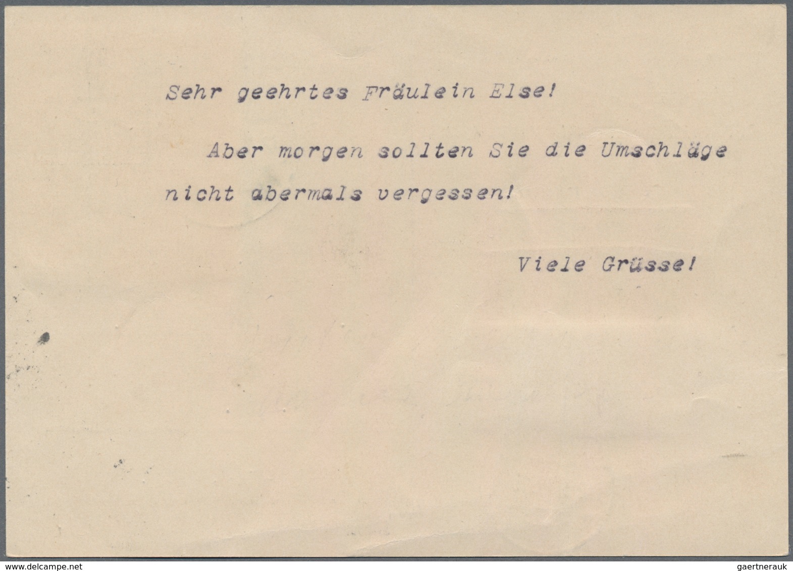 Deutsches Reich - Zusammendrucke: 1936, Olympia Kehrdruck 3 Pfg./12 Pfg. Auf Rohrpostkarte Aus Berli - Se-Tenant