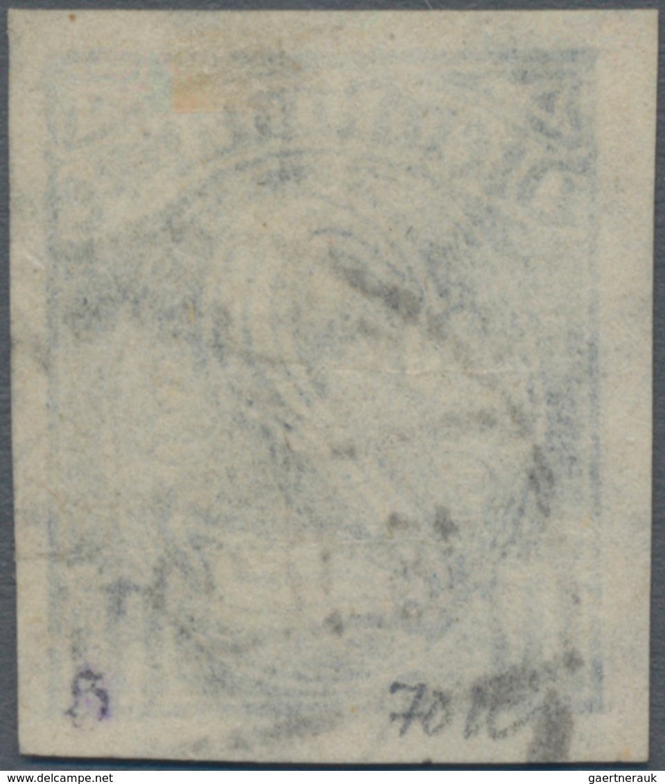Deutsches Reich - Dienstmarken: 1922, 2 Mark Schwarzblau, UNGEZÄHNT, Attest Dr. Oechsner BPP (1991) - Servizio