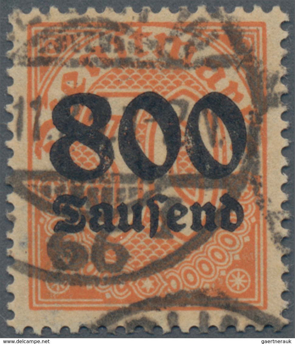 Deutsches Reich - Dienstmarken: 1923, "800 Tausend" Auf 30 Pfg. Dienstmarke Mit Wasserzeichen "1" (R - Dienstmarken
