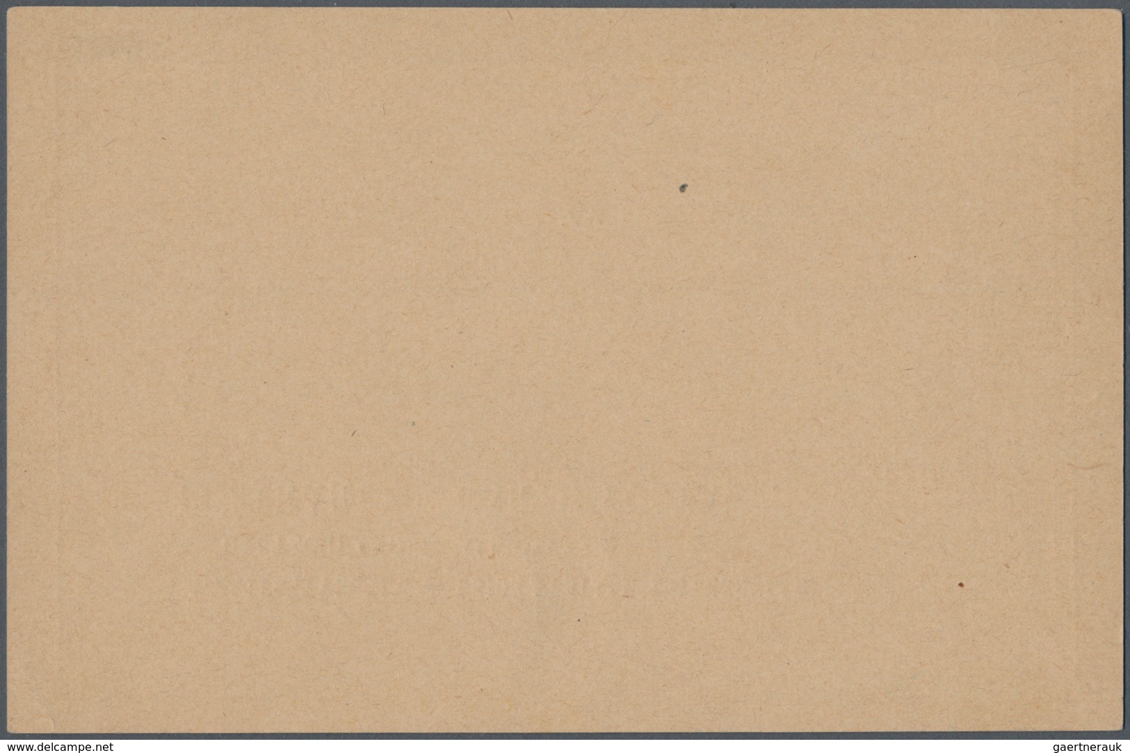 Deutsches Reich - Ganzsachen: 1875. Seltenes Essay Für Postkarte 5 Pfge Ziffer. Wertstempel In Rot U - Sonstige & Ohne Zuordnung