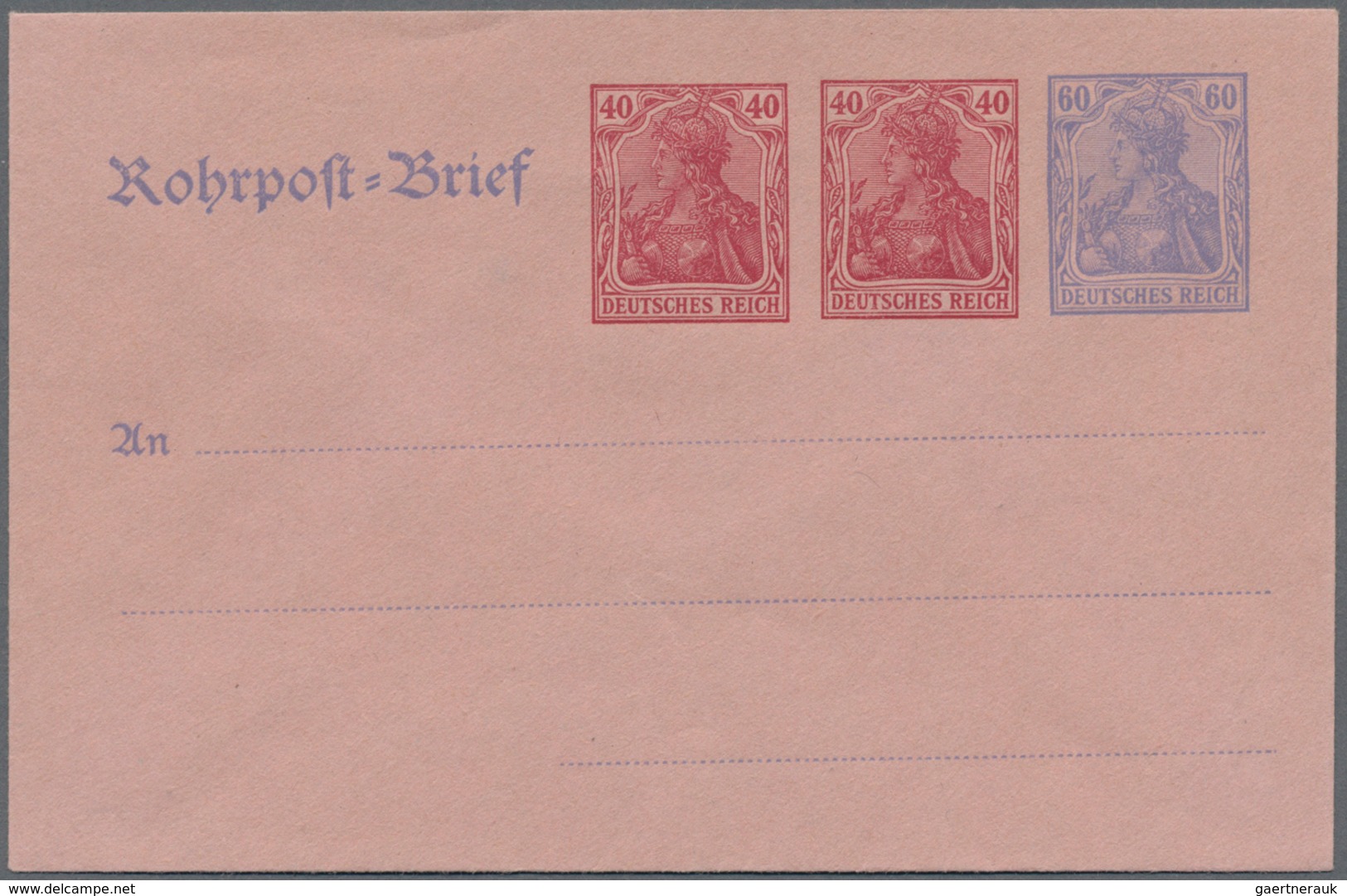 Deutsches Reich - Ganzsachen: 1920. Komplettes Set Mit Allen 8 Umschlägen. Ungebraucht. (Michel 375, - Altri & Non Classificati