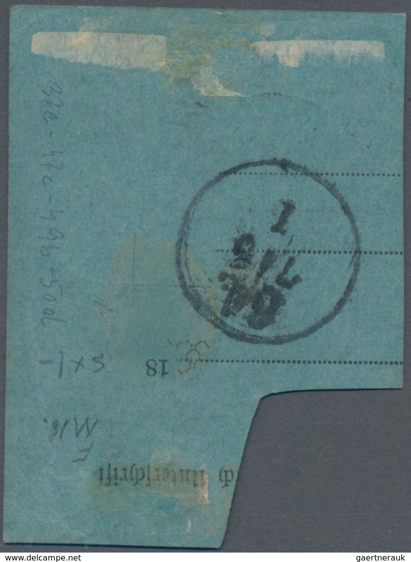 Deutsche Post In China - Vorläufer: 1890/1901, 2 Mark Dunkelrotkarmin Im Waager. Paar, 10 Pf Mittelk - Cina (uffici)