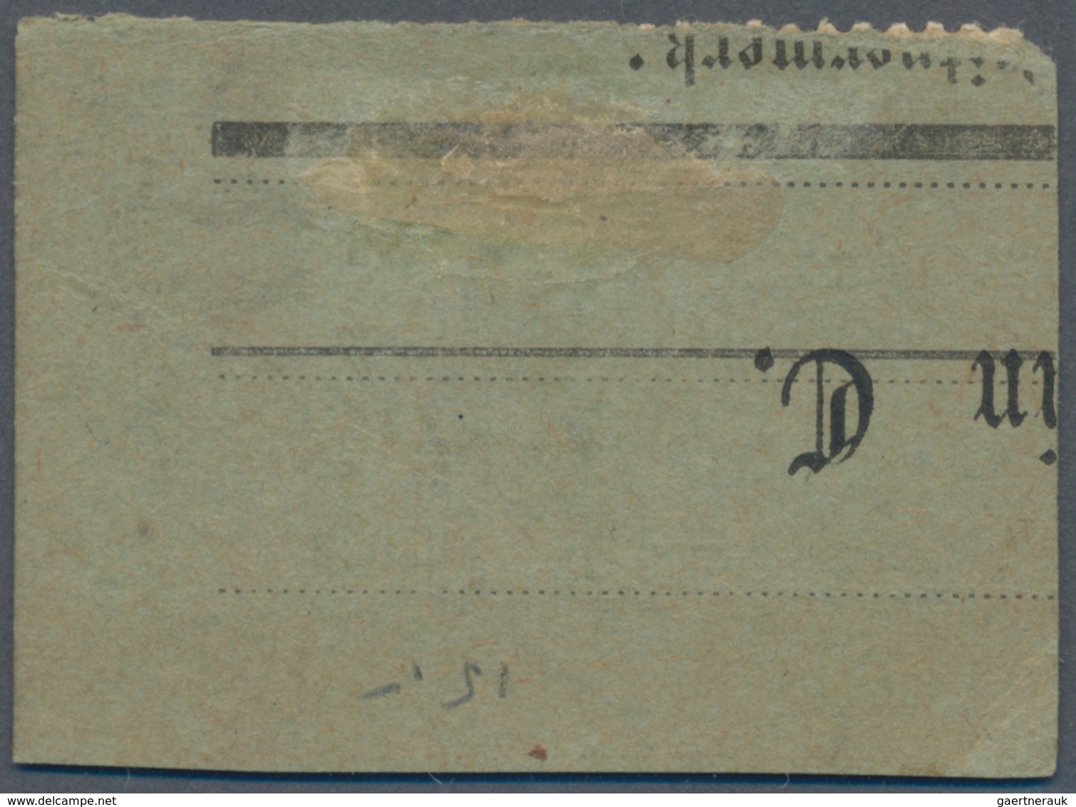Deutsche Post In China - Mitläufer: 1898, 50 Pf Lebhaftrötlichbraun In Mischfrankatur Mit 5 Pf Opalg - Deutsche Post In China