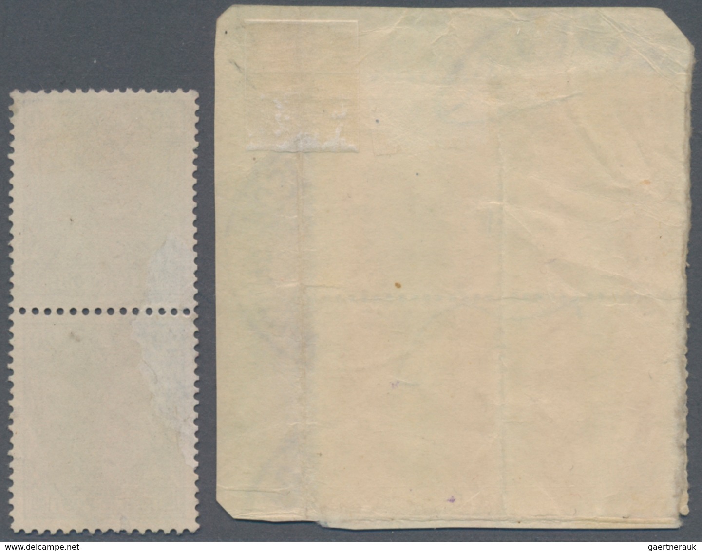 Deutsche Post In China: 1900, 10 Pf Dkl'karminrot Im 4er-Block Auf Bfst. Und 20 Pf Lilaultramarin Im - Chine (bureaux)